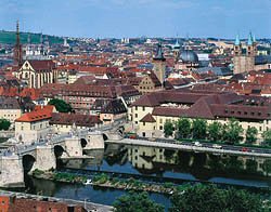 wuerzburg with old stone bridge